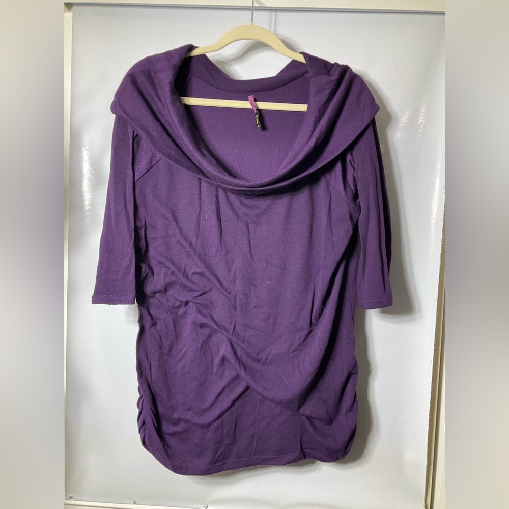 Shirt with Cowl Neck